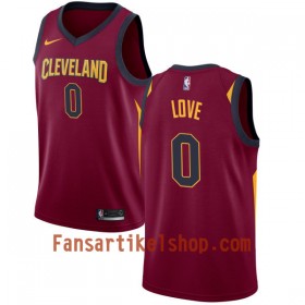NBA Cleveland Cavaliers Trikot Kevin Love 0 Nike 2017-18 Maroon Swingman - Herren